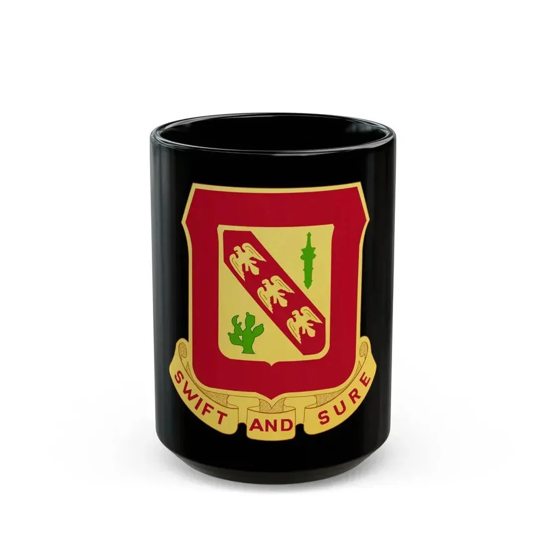 134th Field Artillery Battalion (U.S. Army) Black Coffee Mug 15oz - Go Mug Yourself