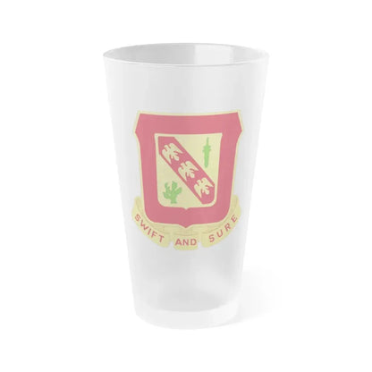 134th Field Artillery Battalion (U.S. Army) Frosted Pint Glass 16oz Default Title - Go Mug Yourself