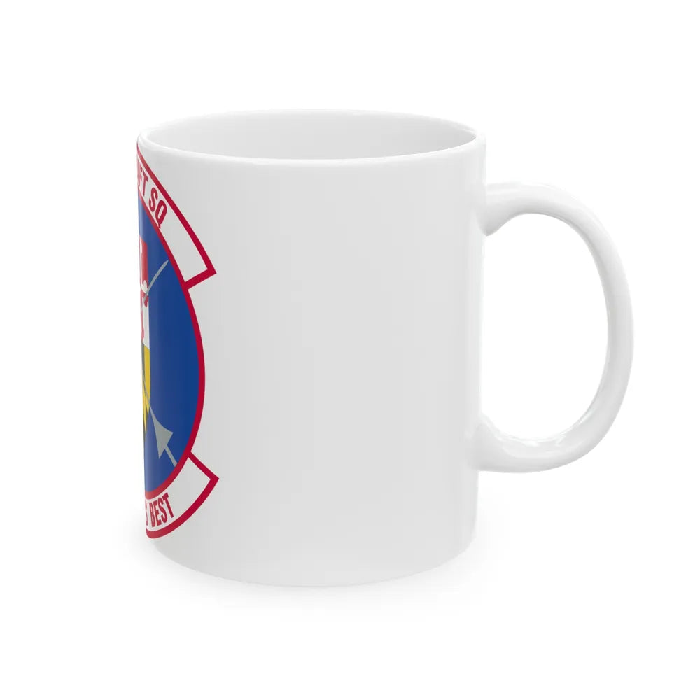 135 Airlift Squadron (U.S. Air Force) White Coffee Mug-Go Mug Yourself