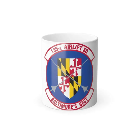 135 Airlift Squadron (U.S. Air Force) Color Changing Coffee Mug 11oz - Go Mug Yourself