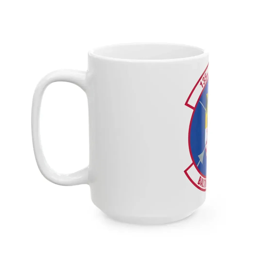 135 Airlift Squadron (U.S. Air Force) White Coffee Mug - Go Mug Yourself