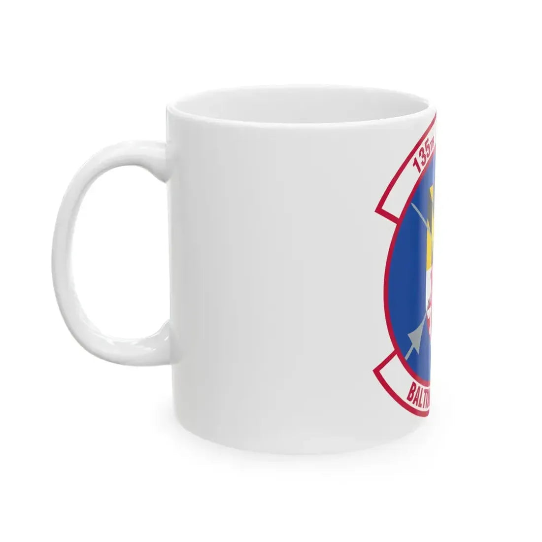 135 Airlift Squadron (U.S. Air Force) White Coffee Mug - Go Mug Yourself