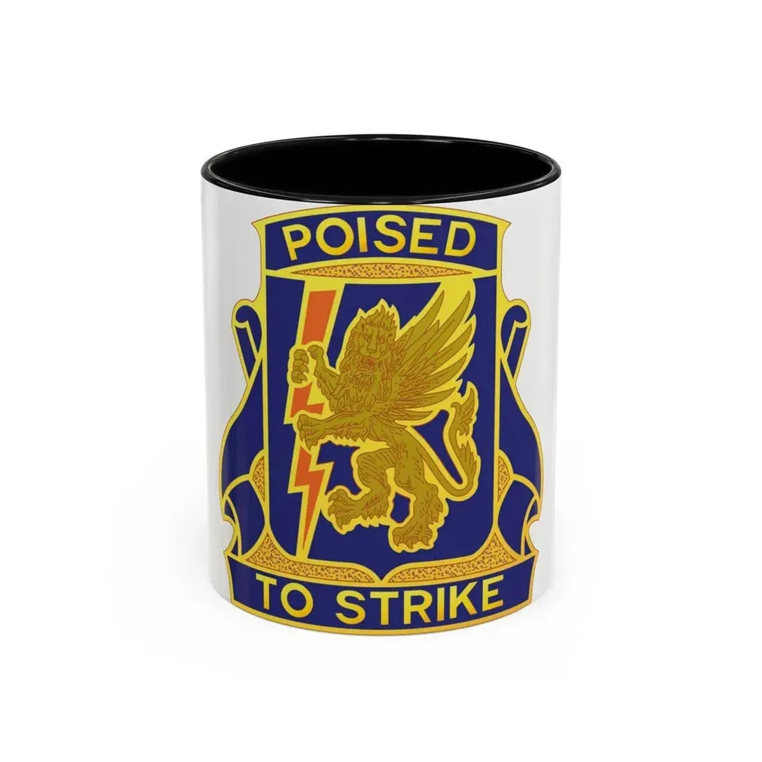 135 Aviation Regiment (U.S. Army) Accent Coffee Mug 11oz Black - Go Mug Yourself