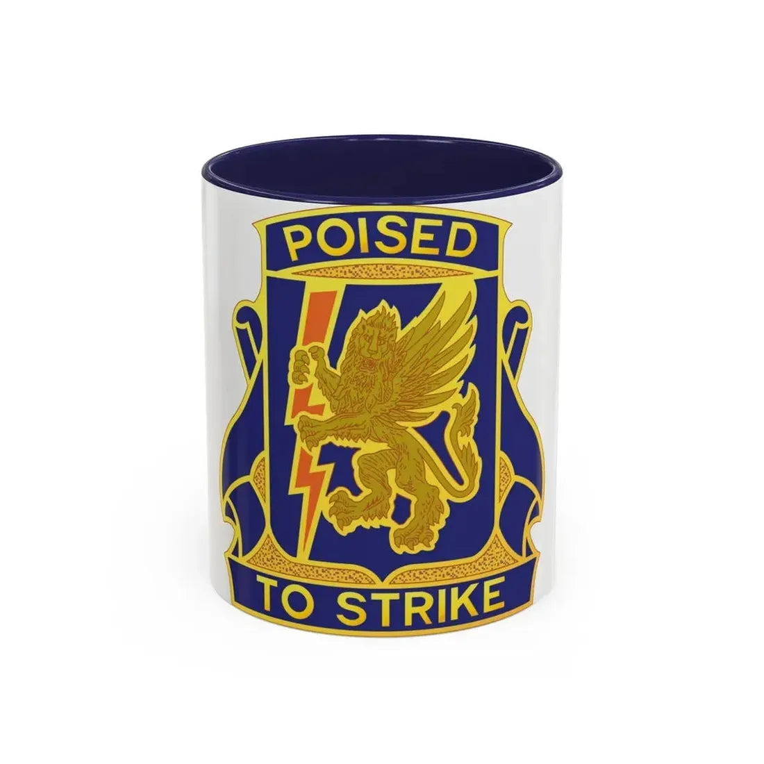 135 Aviation Regiment (U.S. Army) Accent Coffee Mug 11oz Navy - Go Mug Yourself