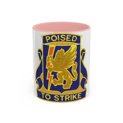 135 Aviation Regiment (U.S. Army) Accent Coffee Mug 11oz Pink - Go Mug Yourself