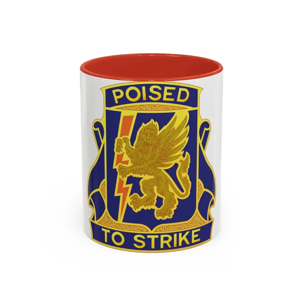 135 Aviation Regiment (U.S. Army) Accent Coffee Mug 11oz Red - Go Mug Yourself