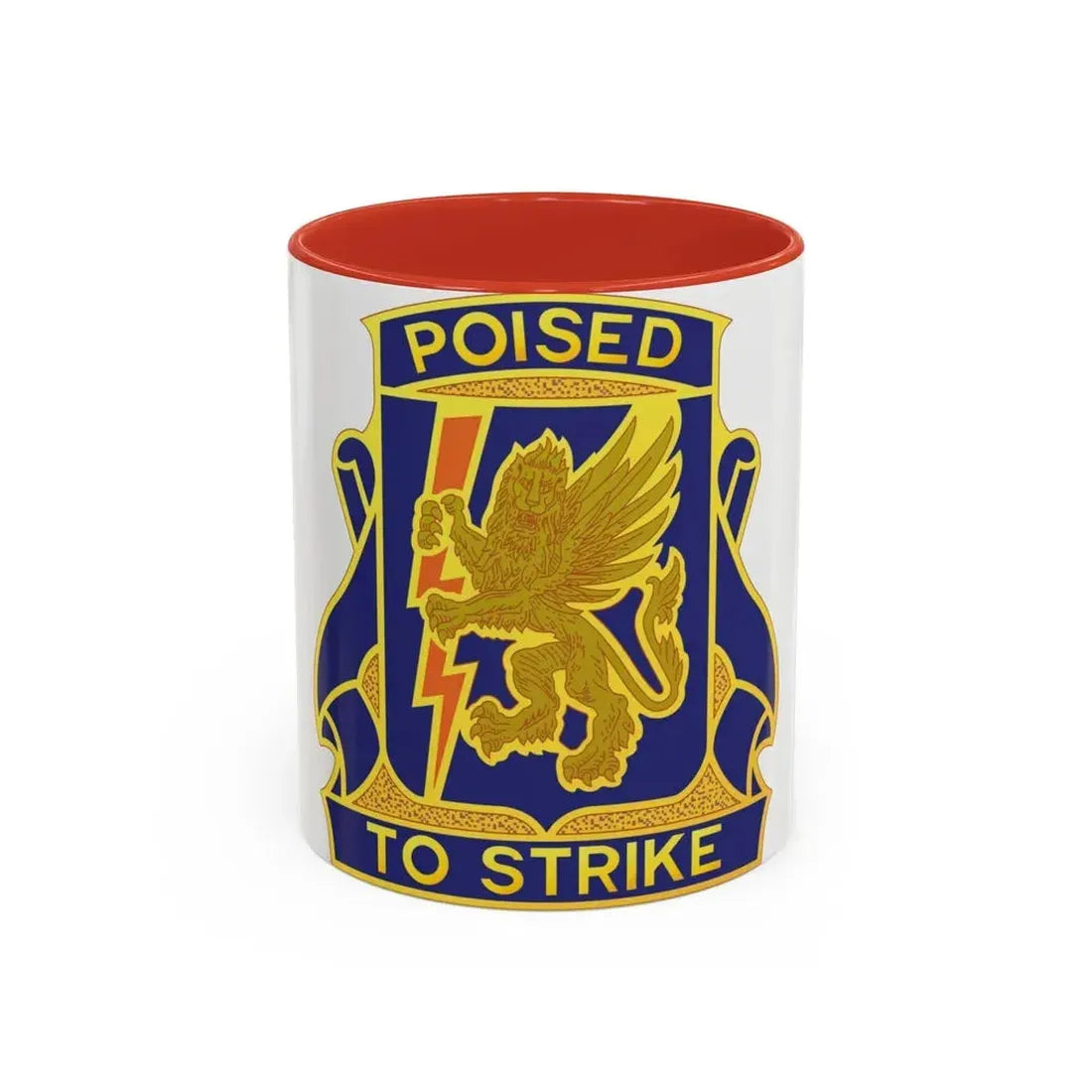 135 Aviation Regiment (U.S. Army) Accent Coffee Mug 11oz Red - Go Mug Yourself