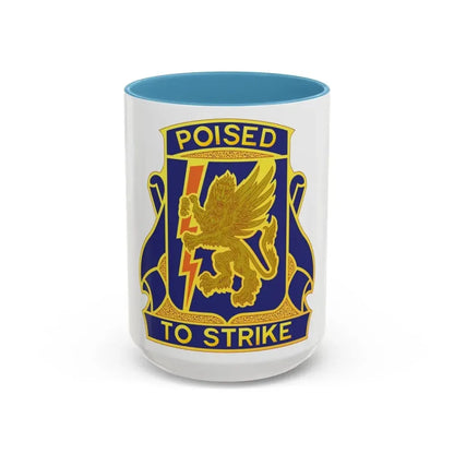 135 Aviation Regiment (U.S. Army) Accent Coffee Mug 15oz Light Blue - Go Mug Yourself