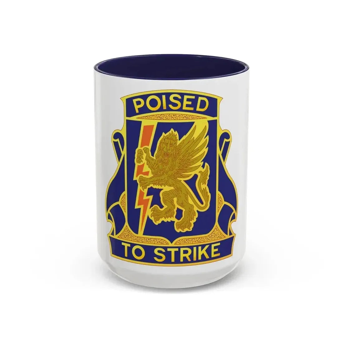 135 Aviation Regiment (U.S. Army) Accent Coffee Mug 15oz Navy - Go Mug Yourself