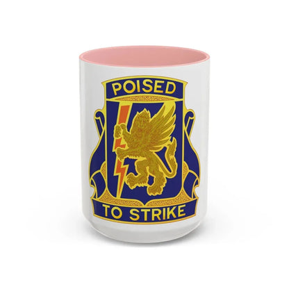 135 Aviation Regiment (U.S. Army) Accent Coffee Mug 15oz Pink - Go Mug Yourself