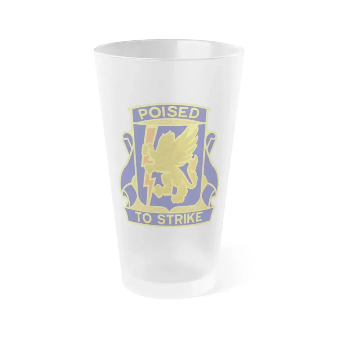 135 Aviation Regiment (U.S. Army) Frosted Pint Glass 16oz Default Title - Go Mug Yourself