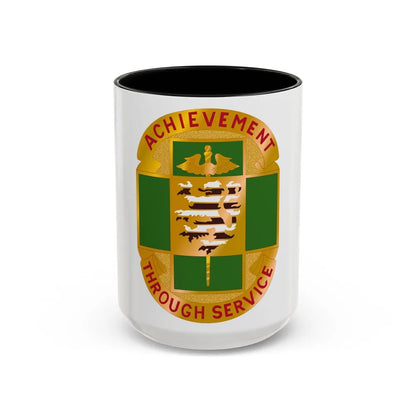 135 Evacuation Hospital (U.S. Army) Accent Coffee Mug-15oz-Black-Go Mug Yourself