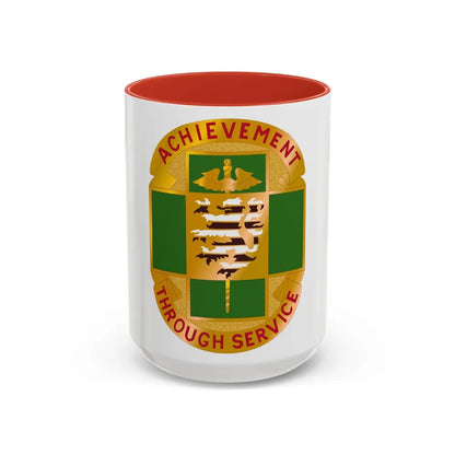 135 Evacuation Hospital (U.S. Army) Accent Coffee Mug-11oz-Red-Go Mug Yourself