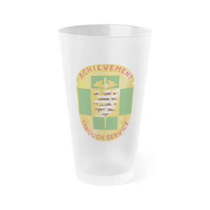 135 Evacuation Hospital (U.S. Army) Frosted Pint Glass 16oz-Go Mug Yourself