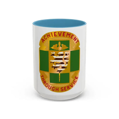 135 Evacuation Hospital (U.S. Army) Accent Coffee Mug 15oz Light Blue - Go Mug Yourself