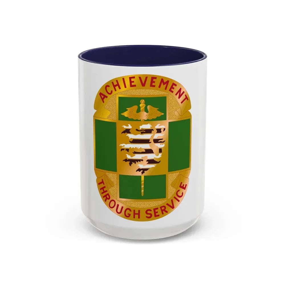 135 Evacuation Hospital (U.S. Army) Accent Coffee Mug 15oz Navy - Go Mug Yourself
