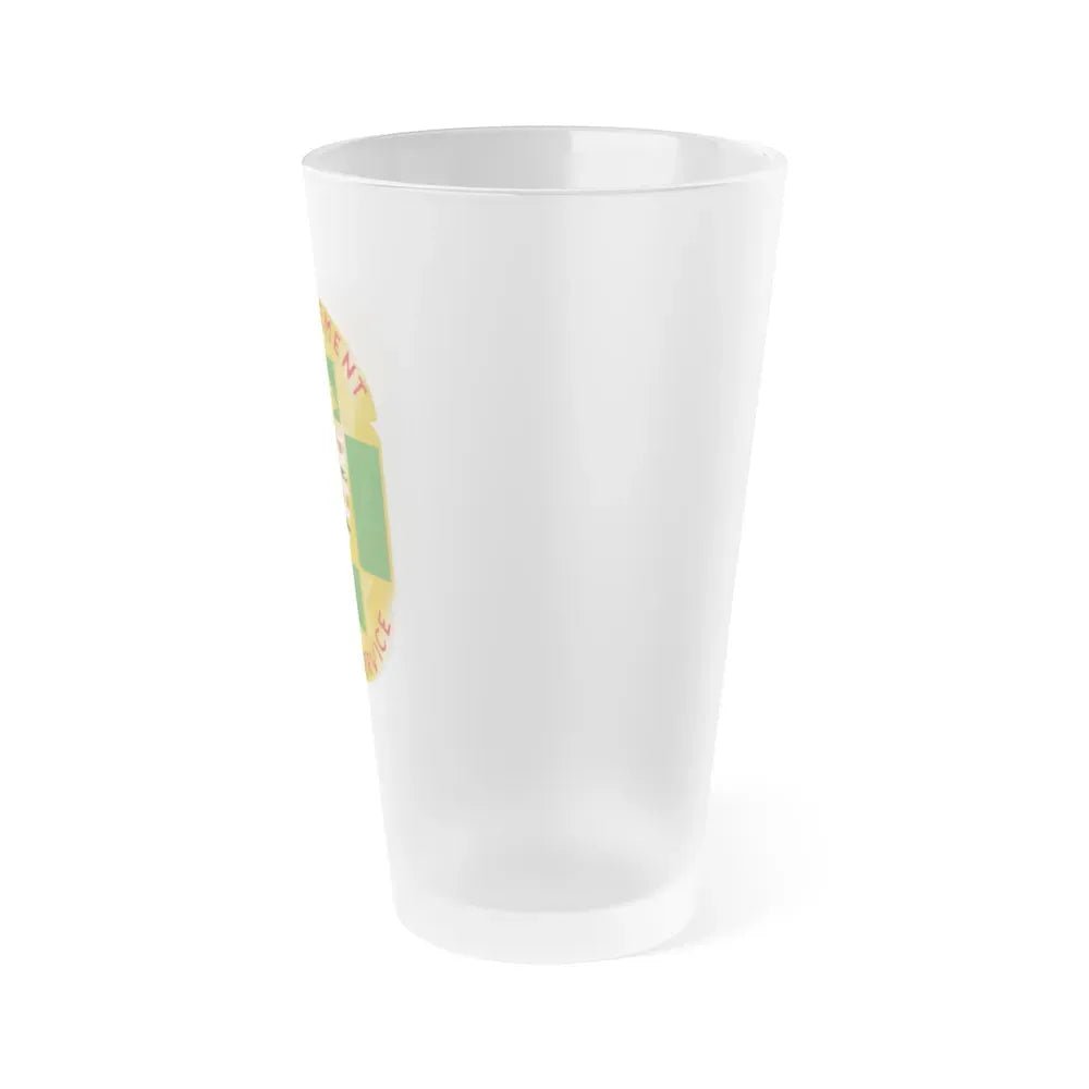 135 Evacuation Hospital (U.S. Army) Frosted Pint Glass 16oz - Go Mug Yourself