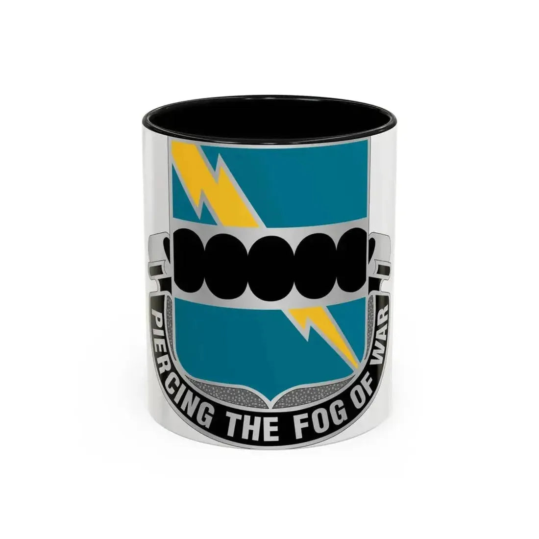 135 Military Intelligence Battalion (U.S. Army) Accent Coffee Mug 11oz Black - Go Mug Yourself