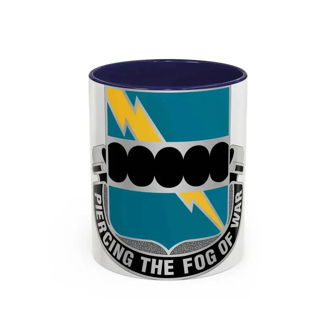 135 Military Intelligence Battalion (U.S. Army) Accent Coffee Mug 11oz Navy - Go Mug Yourself
