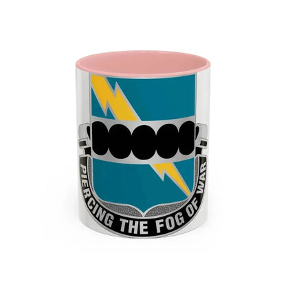 135 Military Intelligence Battalion (U.S. Army) Accent Coffee Mug 11oz Pink - Go Mug Yourself