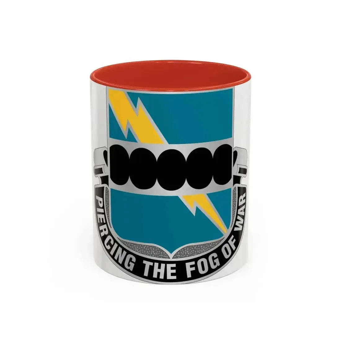 135 Military Intelligence Battalion (U.S. Army) Accent Coffee Mug 11oz Red - Go Mug Yourself