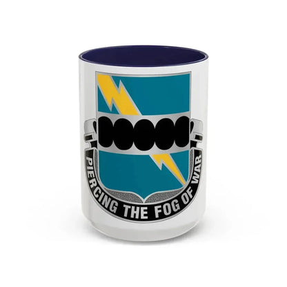 135 Military Intelligence Battalion (U.S. Army) Accent Coffee Mug 15oz Navy - Go Mug Yourself