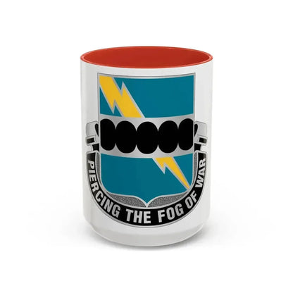 135 Military Intelligence Battalion (U.S. Army) Accent Coffee Mug 15oz Red - Go Mug Yourself