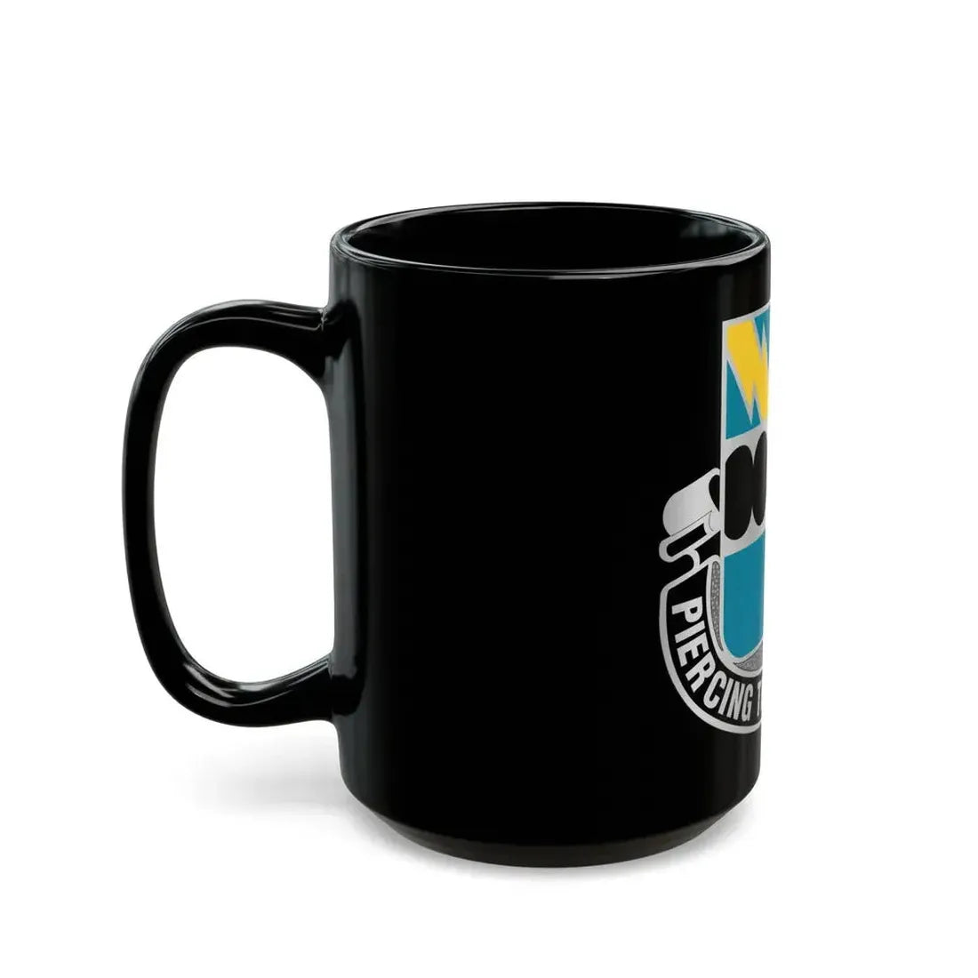135 Military Intelligence Battalion (U.S. Army) Black Coffee Mug - Go Mug Yourself