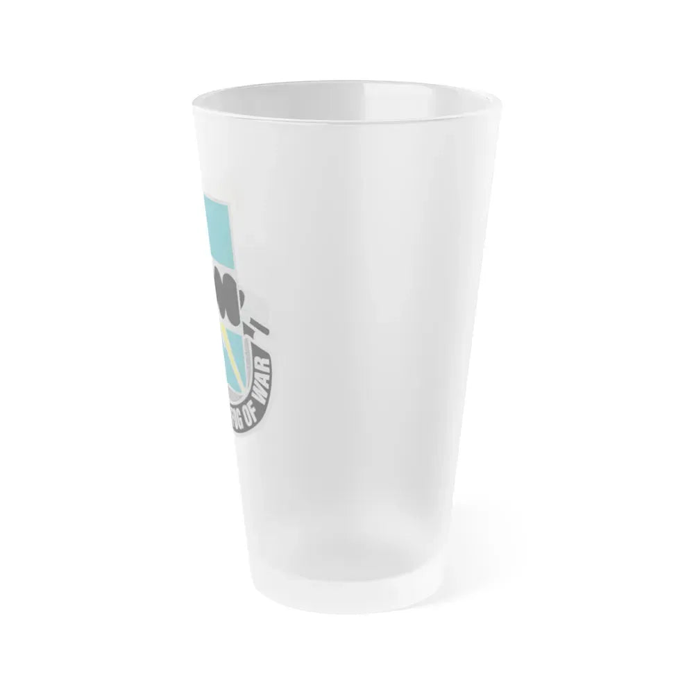 135 Military Intelligence Battalion (U.S. Army) Frosted Pint Glass 16oz - Go Mug Yourself