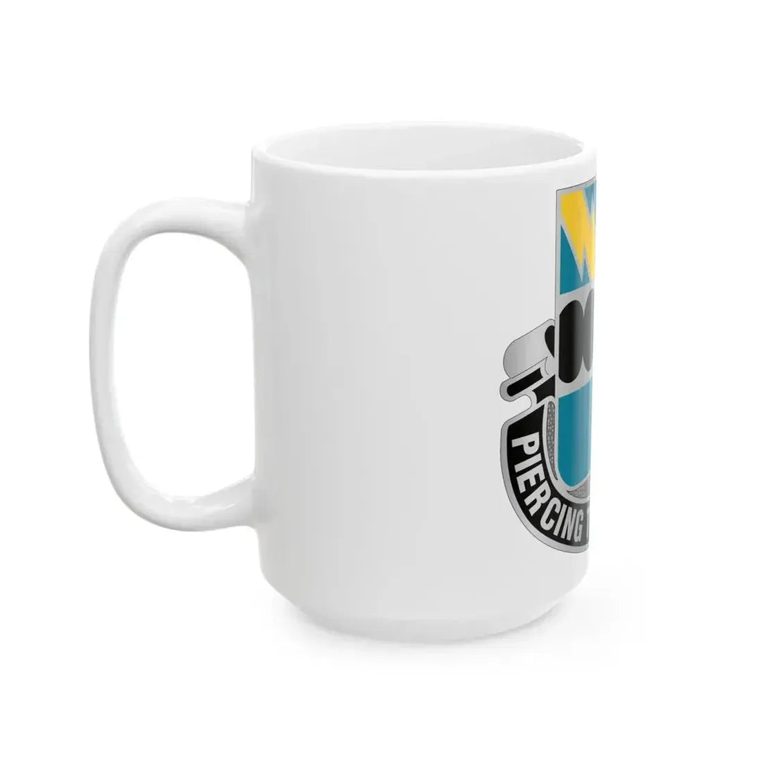 135 Military Intelligence Battalion (U.S. Army) White Coffee Mug - Go Mug Yourself