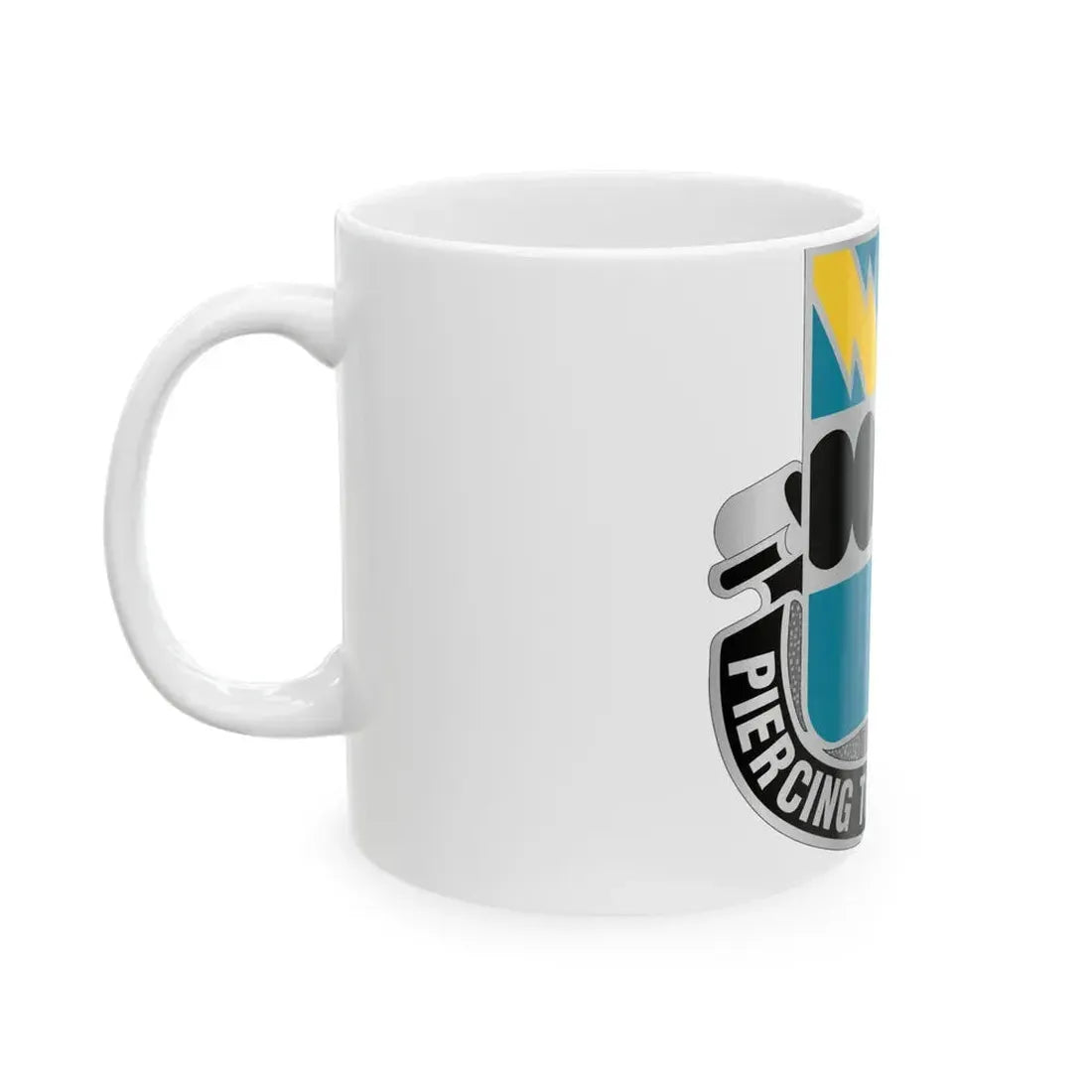 135 Military Intelligence Battalion (U.S. Army) White Coffee Mug - Go Mug Yourself