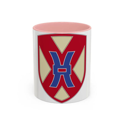 135 Sustainment Command (U.S. Army) Accent Coffee Mug-11oz-Pink-Go Mug Yourself