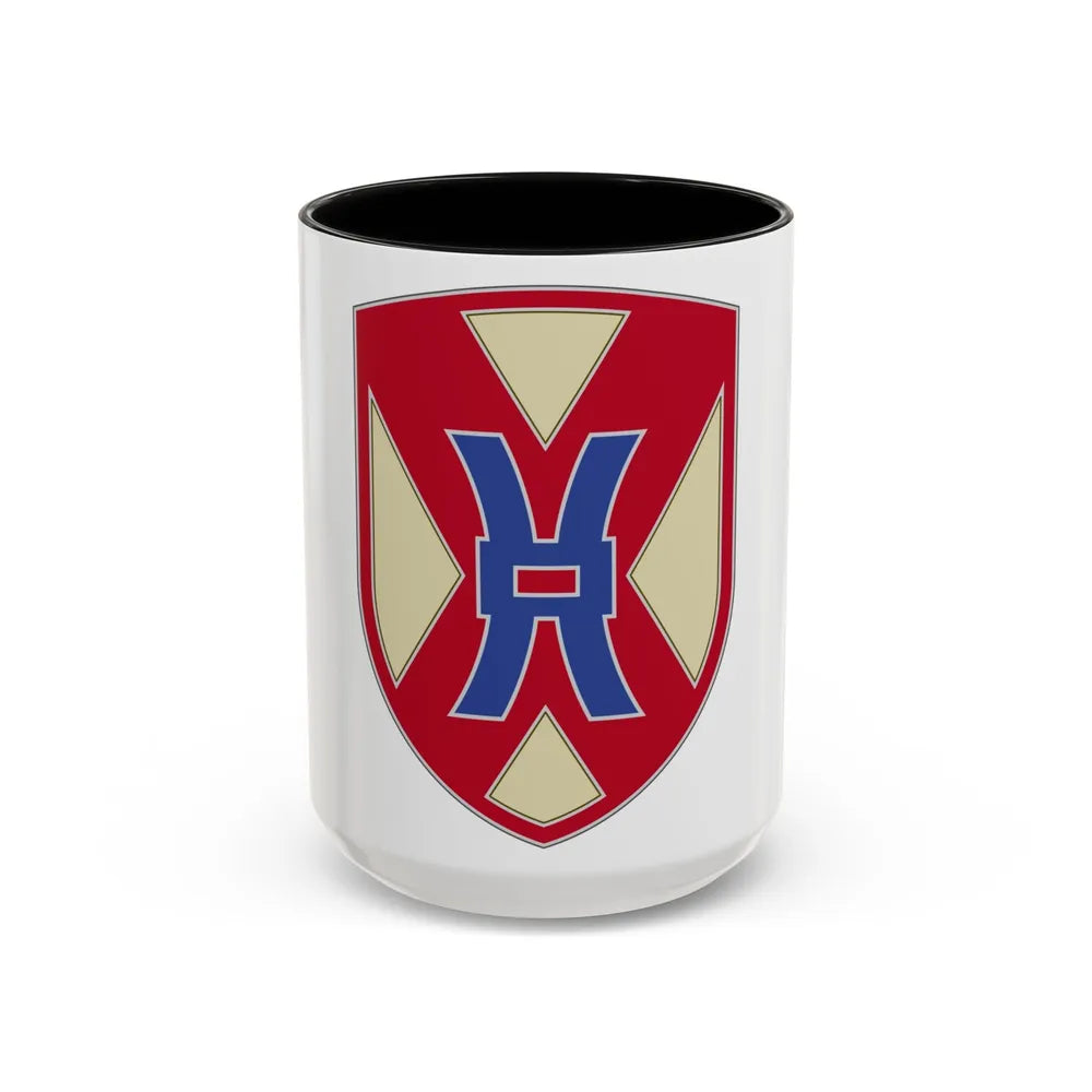 135 Sustainment Command (U.S. Army) Accent Coffee Mug-15oz-Black-Go Mug Yourself