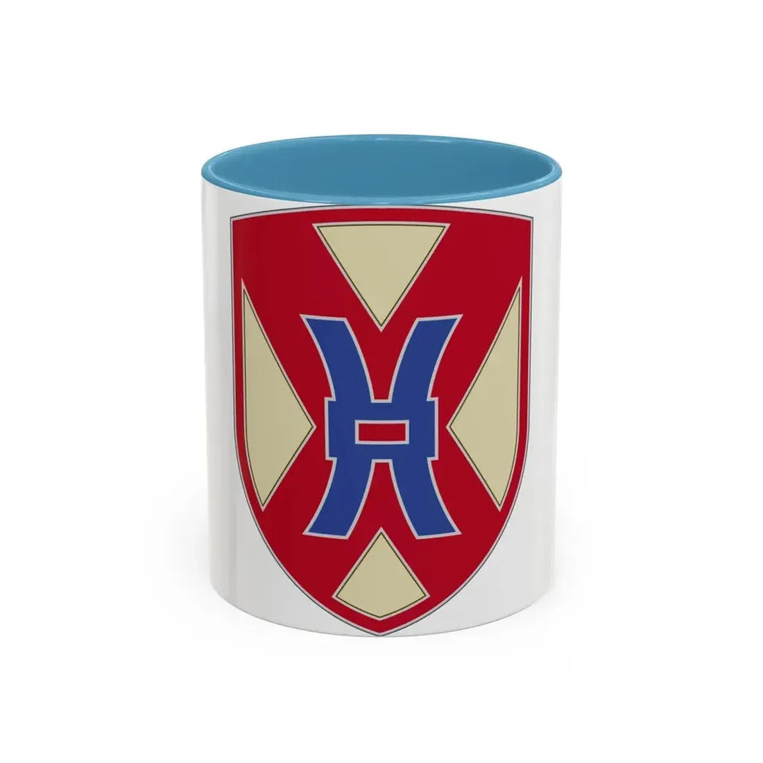 135 Sustainment Command (U.S. Army) Accent Coffee Mug 11oz Light Blue - Go Mug Yourself