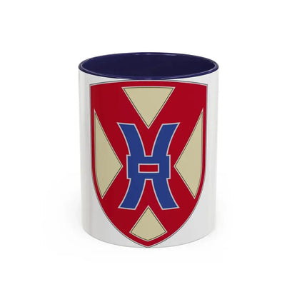 135 Sustainment Command (U.S. Army) Accent Coffee Mug 11oz Navy - Go Mug Yourself