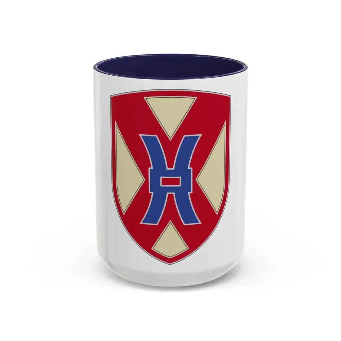 135 Sustainment Command (U.S. Army) Accent Coffee Mug 15oz Navy - Go Mug Yourself