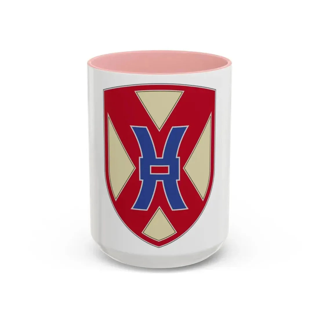 135 Sustainment Command (U.S. Army) Accent Coffee Mug 15oz Pink - Go Mug Yourself