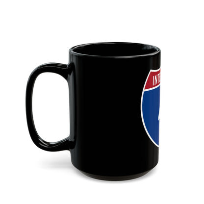 Interstate 4 (U.S. Highways) Black Coffee Mug