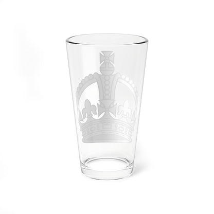 1901 pattern Tudor Crown silver hollow (United Kingdom) (Military Rank) Pint Glass 16oz