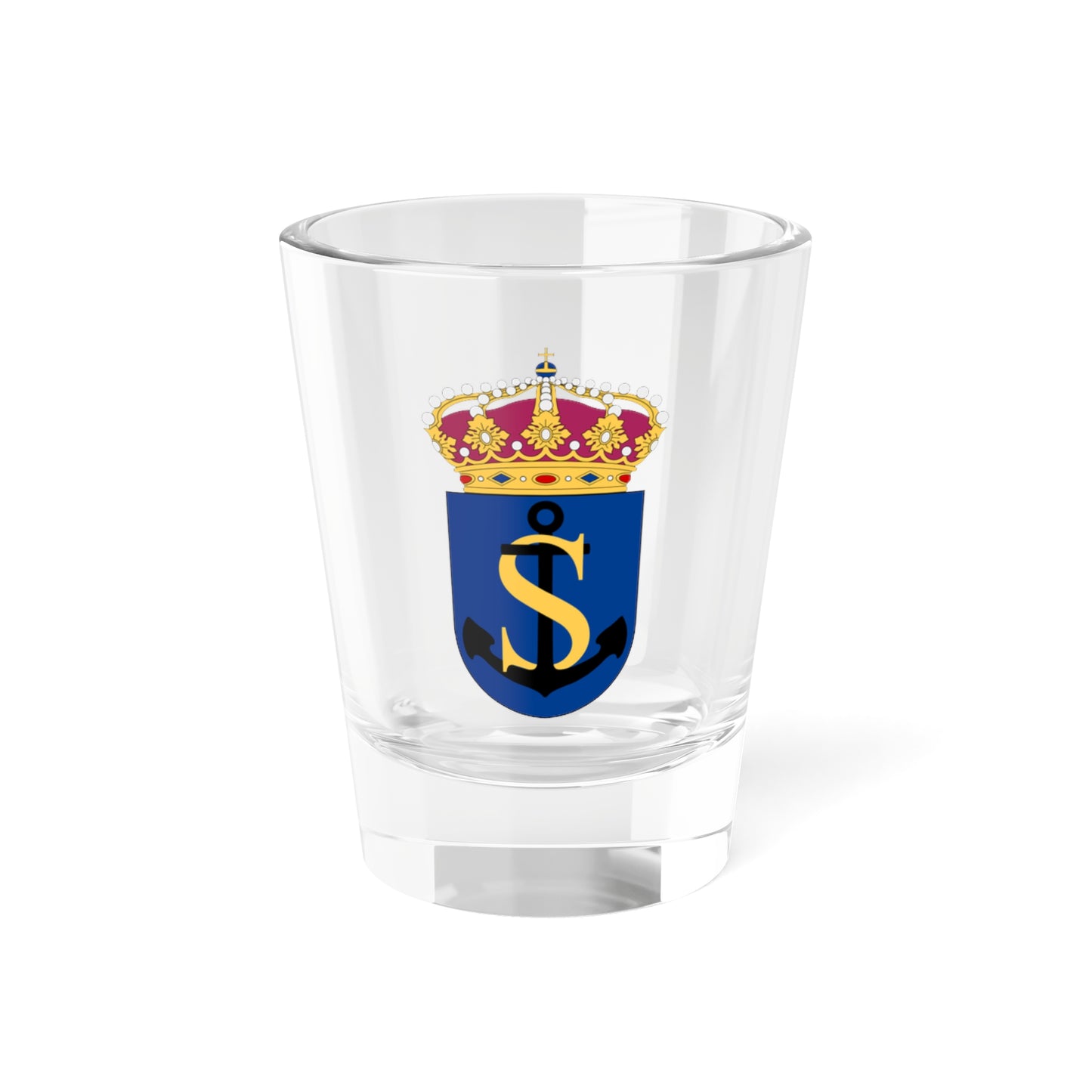 HMS Sundsvall vapen annan (Sweden) (Coat of Arms) Shot Glass 1.5oz