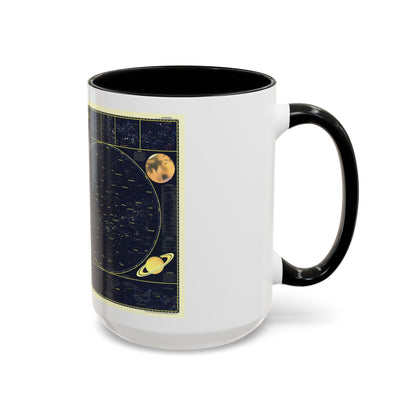 Heavens, The 1 (1957) (Map) Accent Coffee Mug