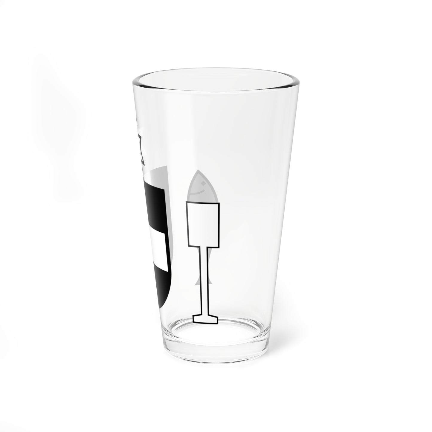 DEU Bad Waldsee COA (Germany) (Coat of Arms) Pint Glass 16oz