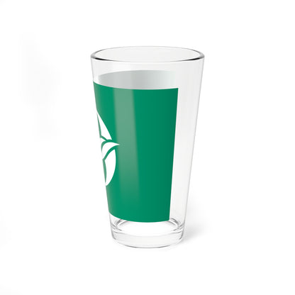 Flag of Nagahama Shiga variant (Japan) Pint Glass 16oz