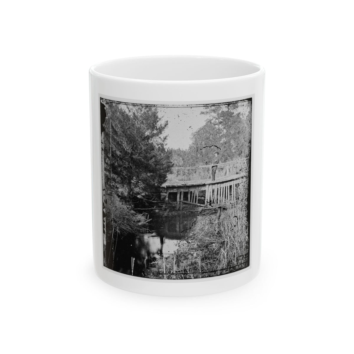 Bridge (U.S. Civil War) White Coffee Mug