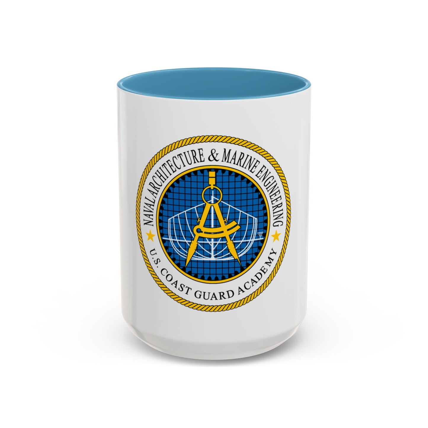 USCG Academy NA&ME (U.S. Coast Guard) Accent Coffee Mug