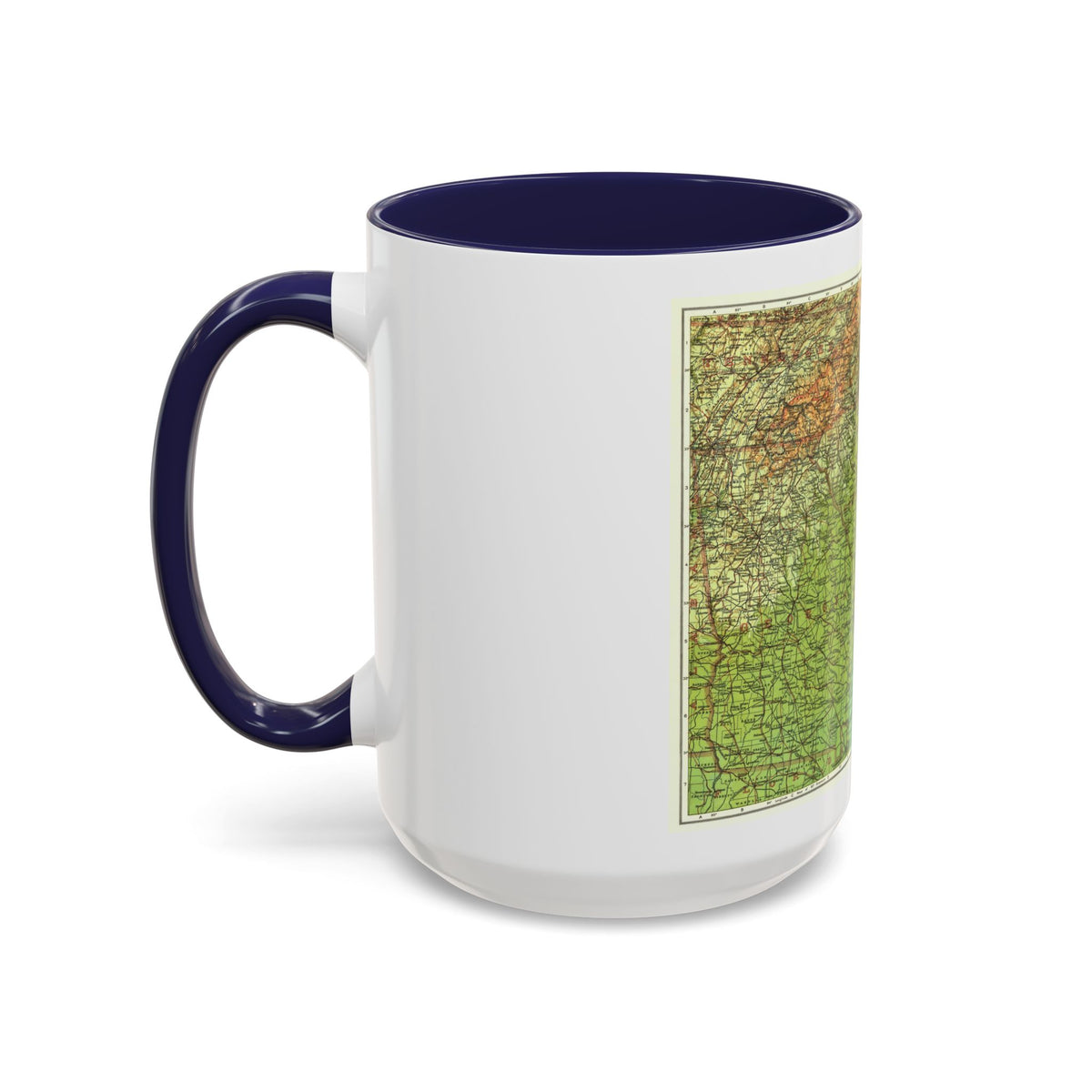 USA - Southeastern (1926) (Map) Accent Coffee Mug