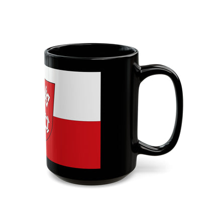 Flag of Regensburg 2 Germany - Black Coffee Mug-Go Mug Yourself