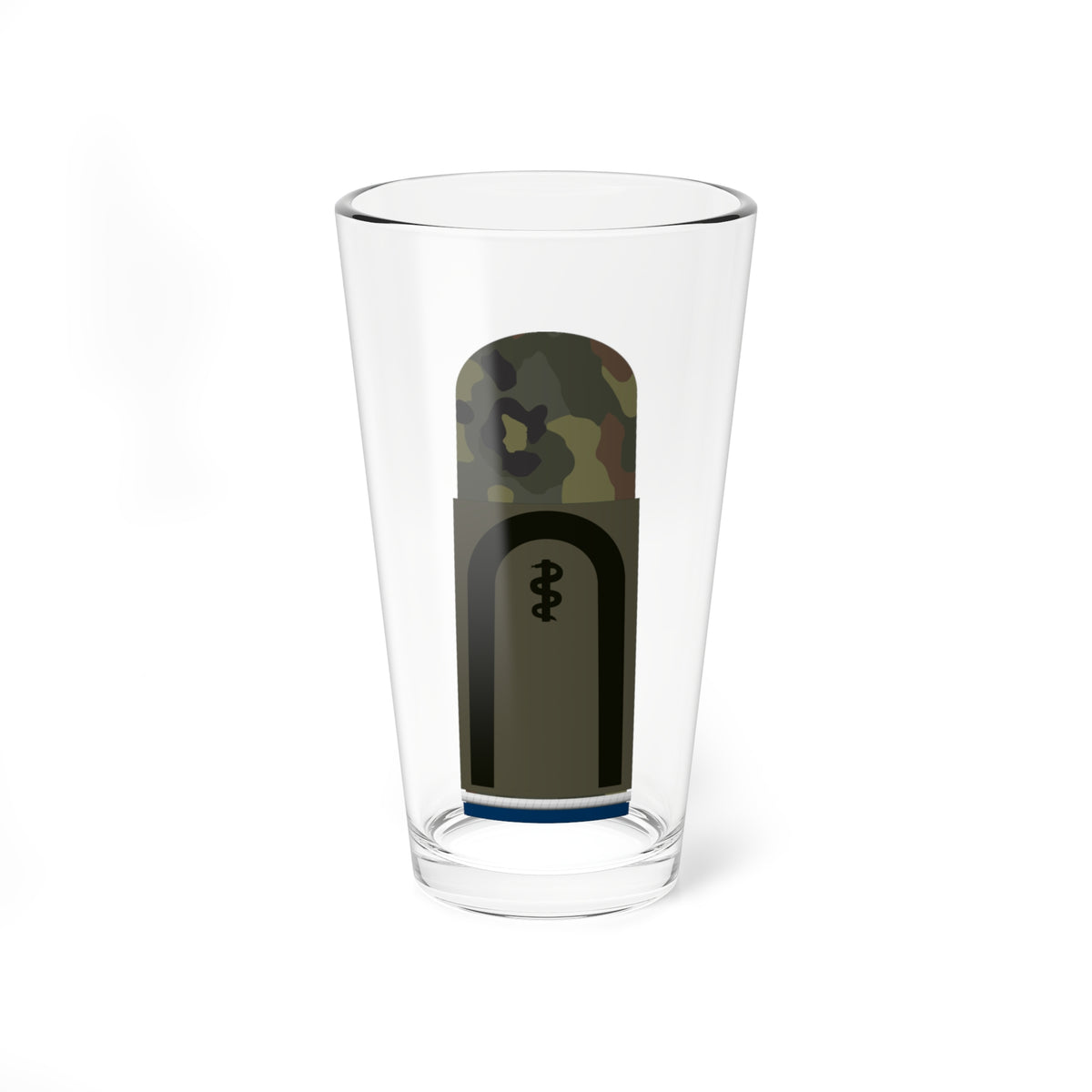 HA OS5 21a Fahnenjunker SanOA San HMx L (Military Rank) Pint Glass 16oz
