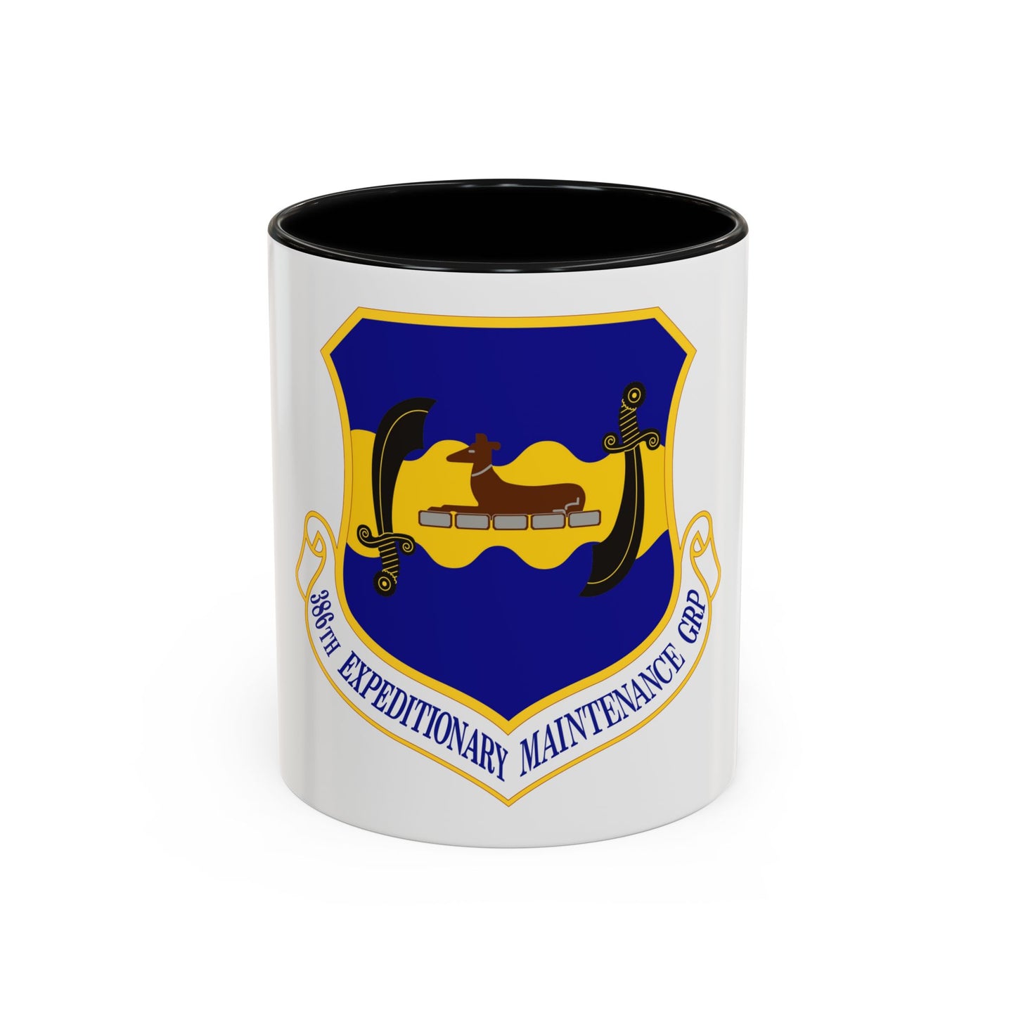 386th Expeditionary Maintenance Group (U.S. Air Force) Accent Coffee Mug