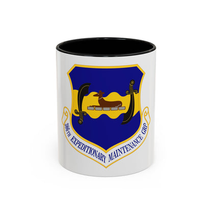 386th Expeditionary Maintenance Group (U.S. Air Force) Accent Coffee Mug